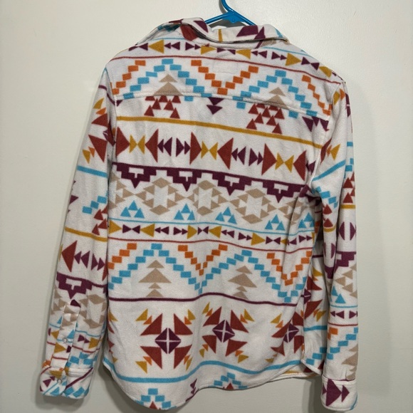 Patterned button up Jacket with Multicolor Design - Picture 4 of 5